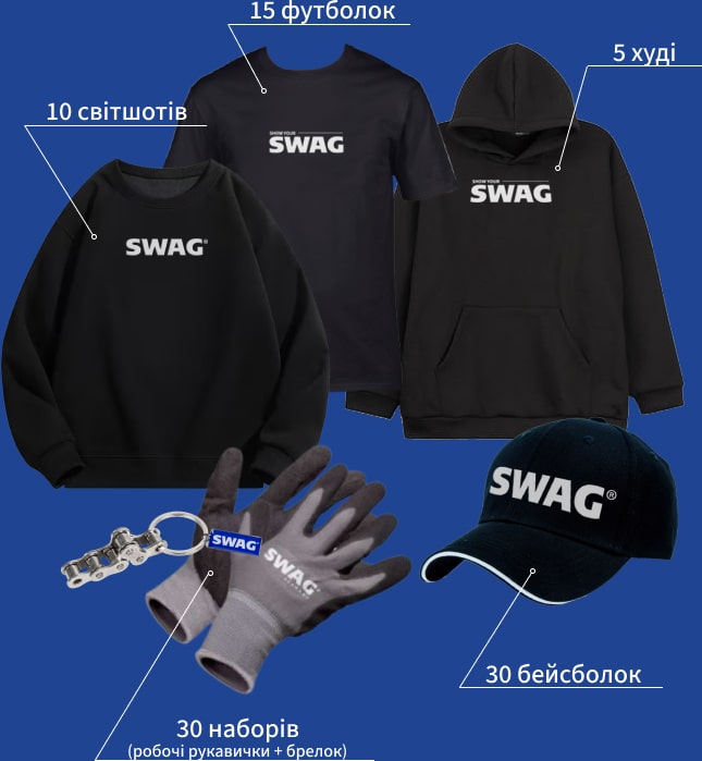 Подарунки від SWAG